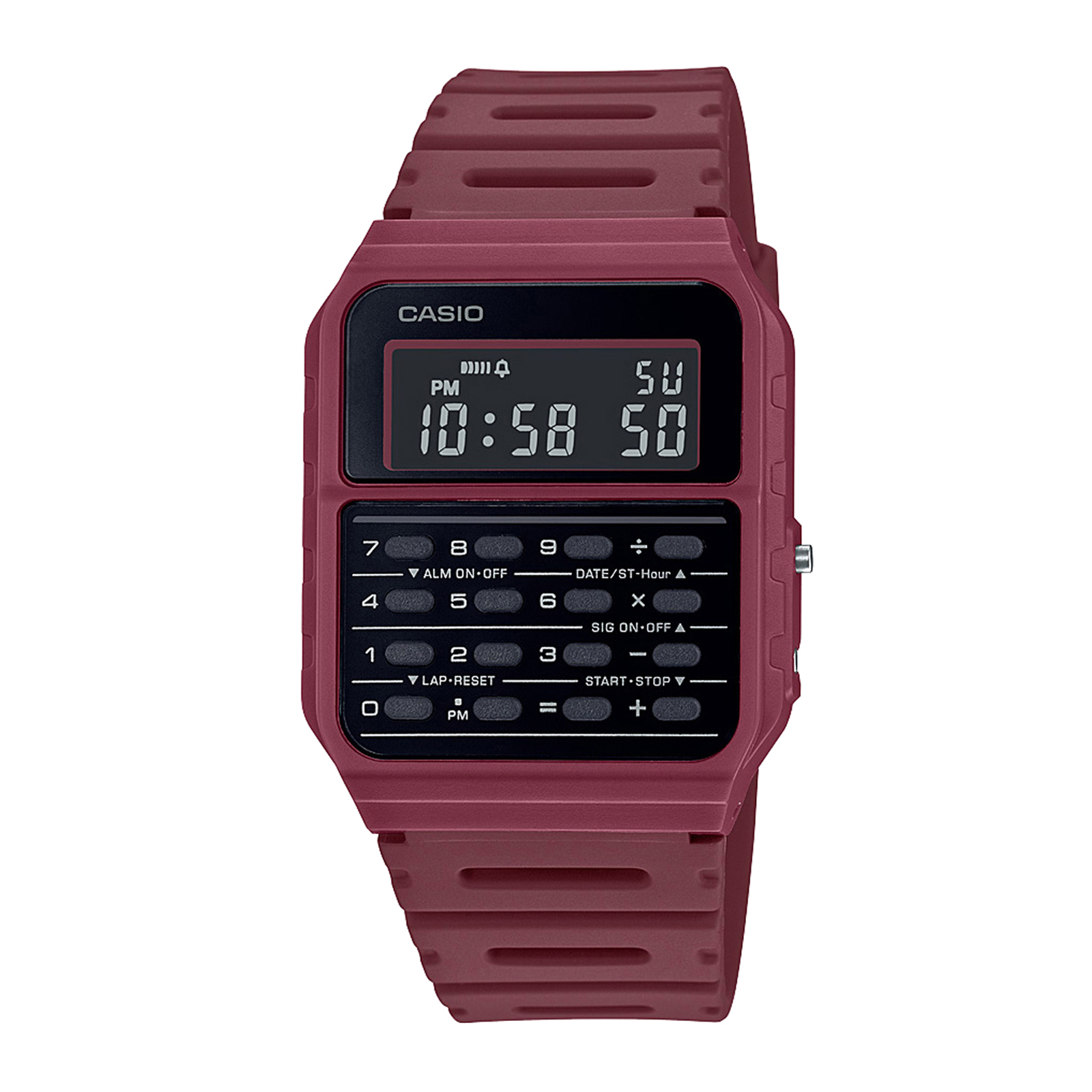 Reloj CASIO CA-53WF-4BDF Resina Juvenil Rojo