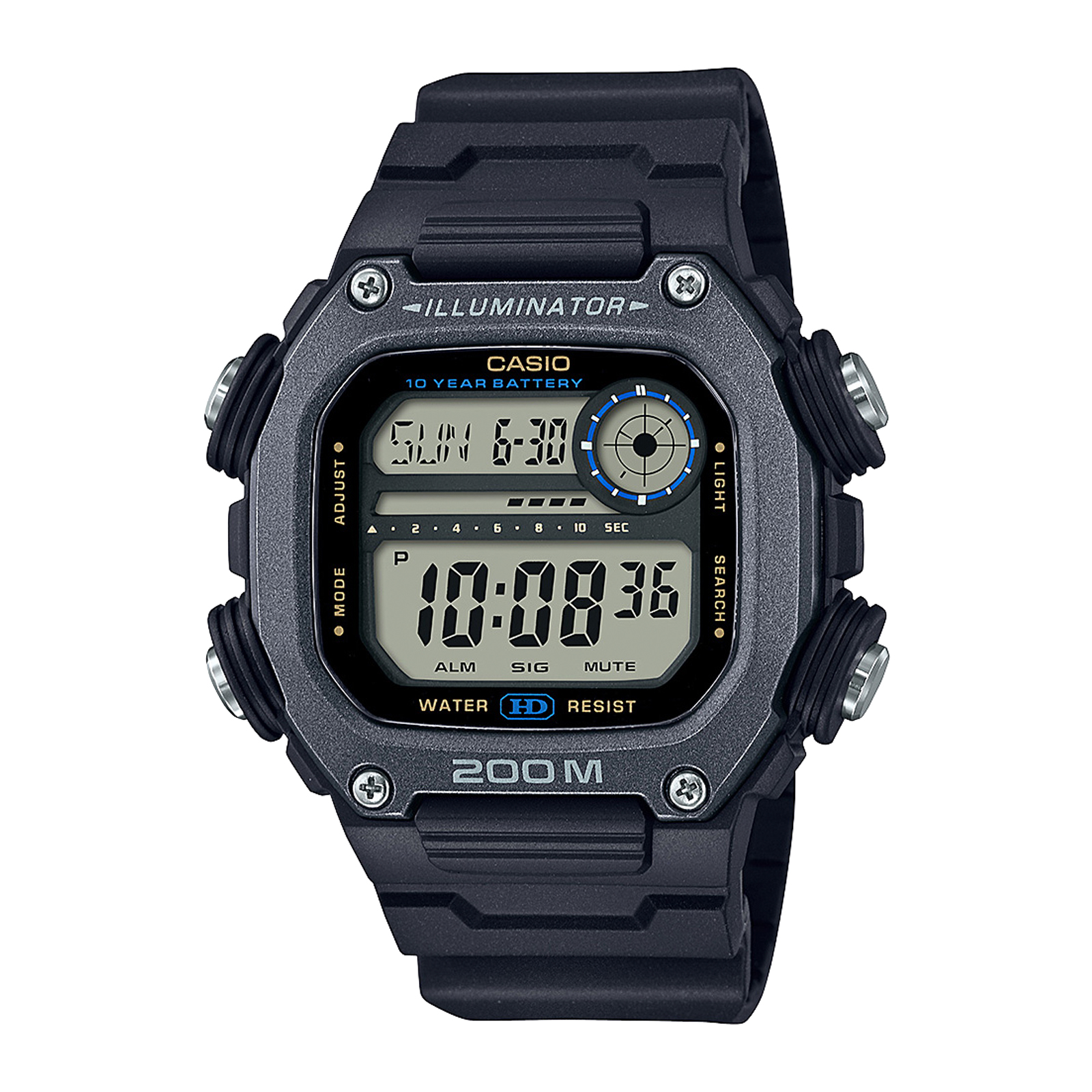 Reloj CASIO DW-291HX-1AVDF Resina Juvenil Negro