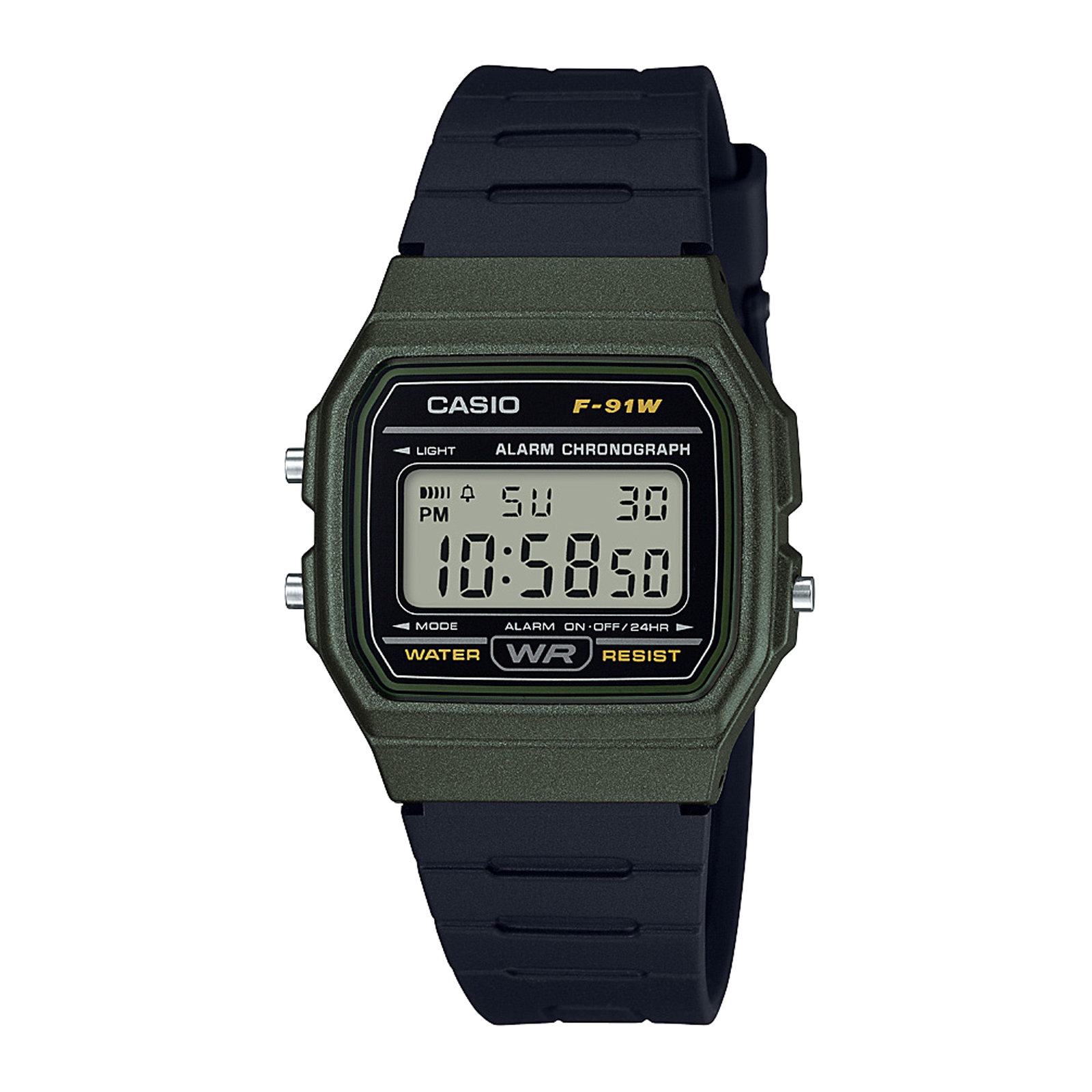 Reloj CASIO F-91WM-3ADF Resina Juvenil Verde