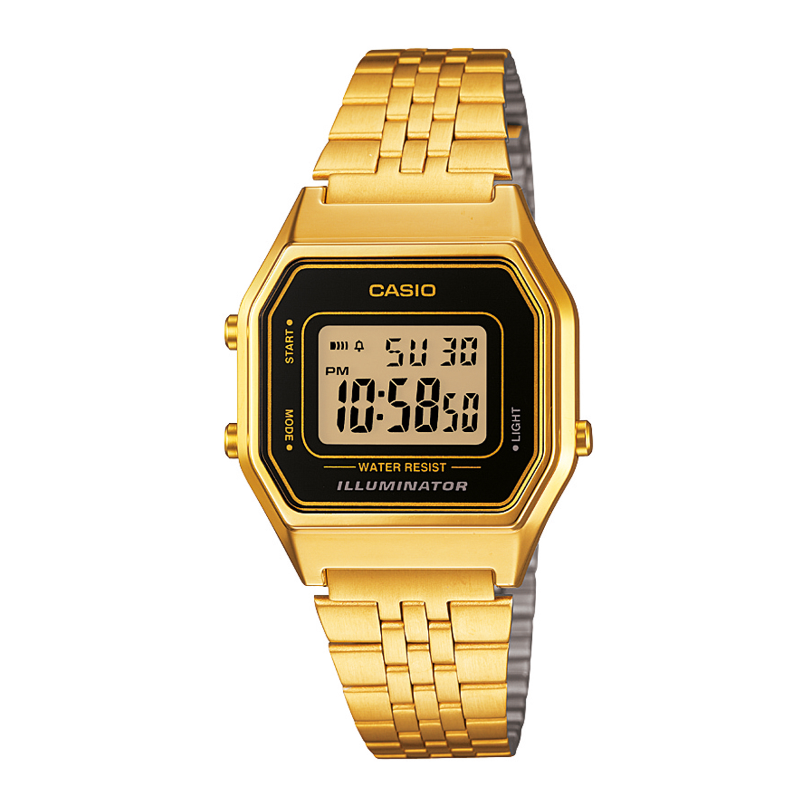 Reloj CASIO LA680WGA-1DF Resina Mujer Dorado