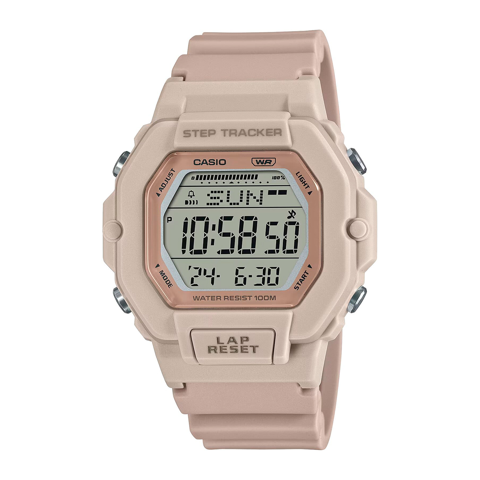 Reloj CASIO LWS-2200H-4AVDF Resina Mujer Rosado