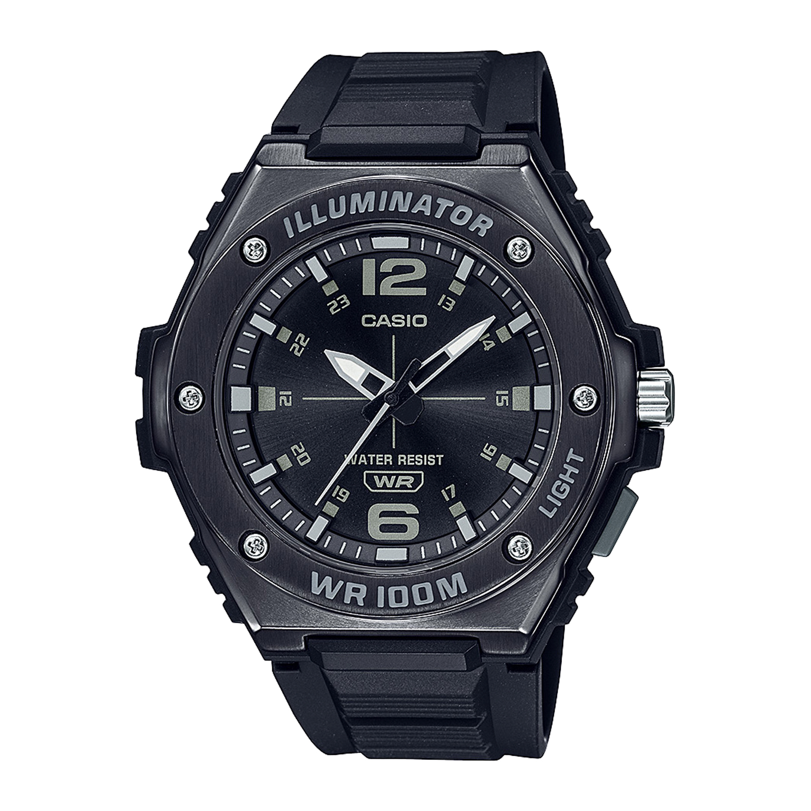 Reloj CASIO MWA-100HB-1AVDF Resina/Acero Juvenil Negro