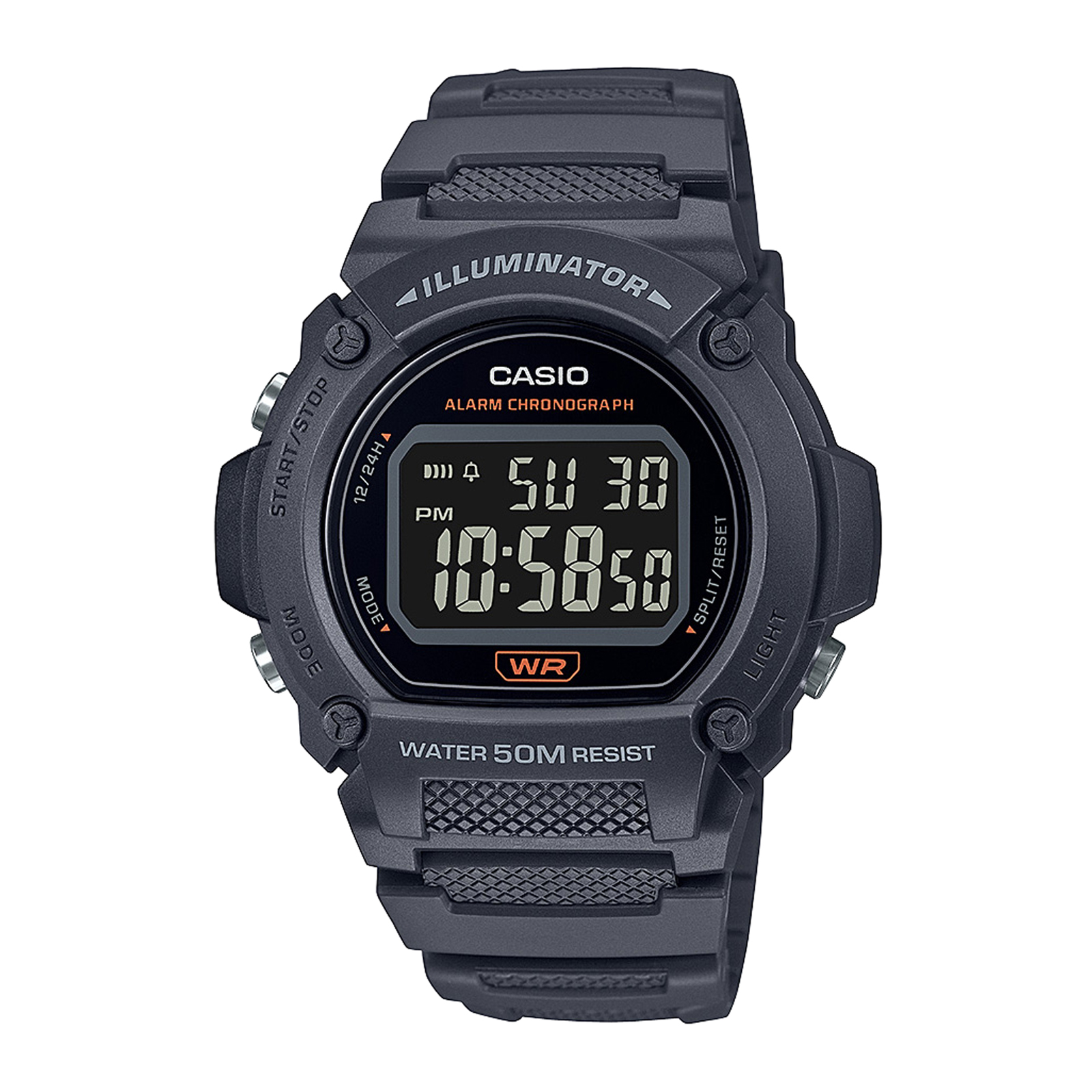 Reloj CASIO W-219H-8BVDF Resina Hombre Gris