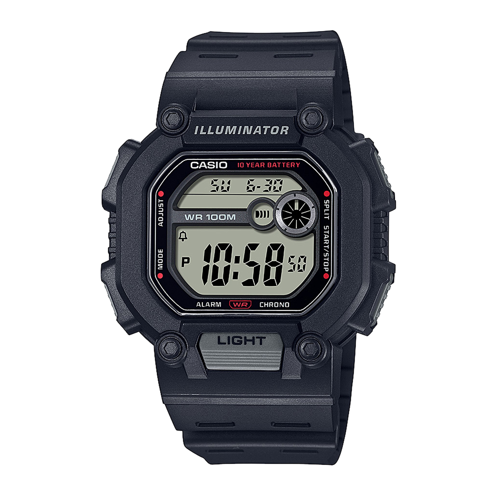 Reloj CASIO W-737H-1AVDF Resina Juvenil Negro