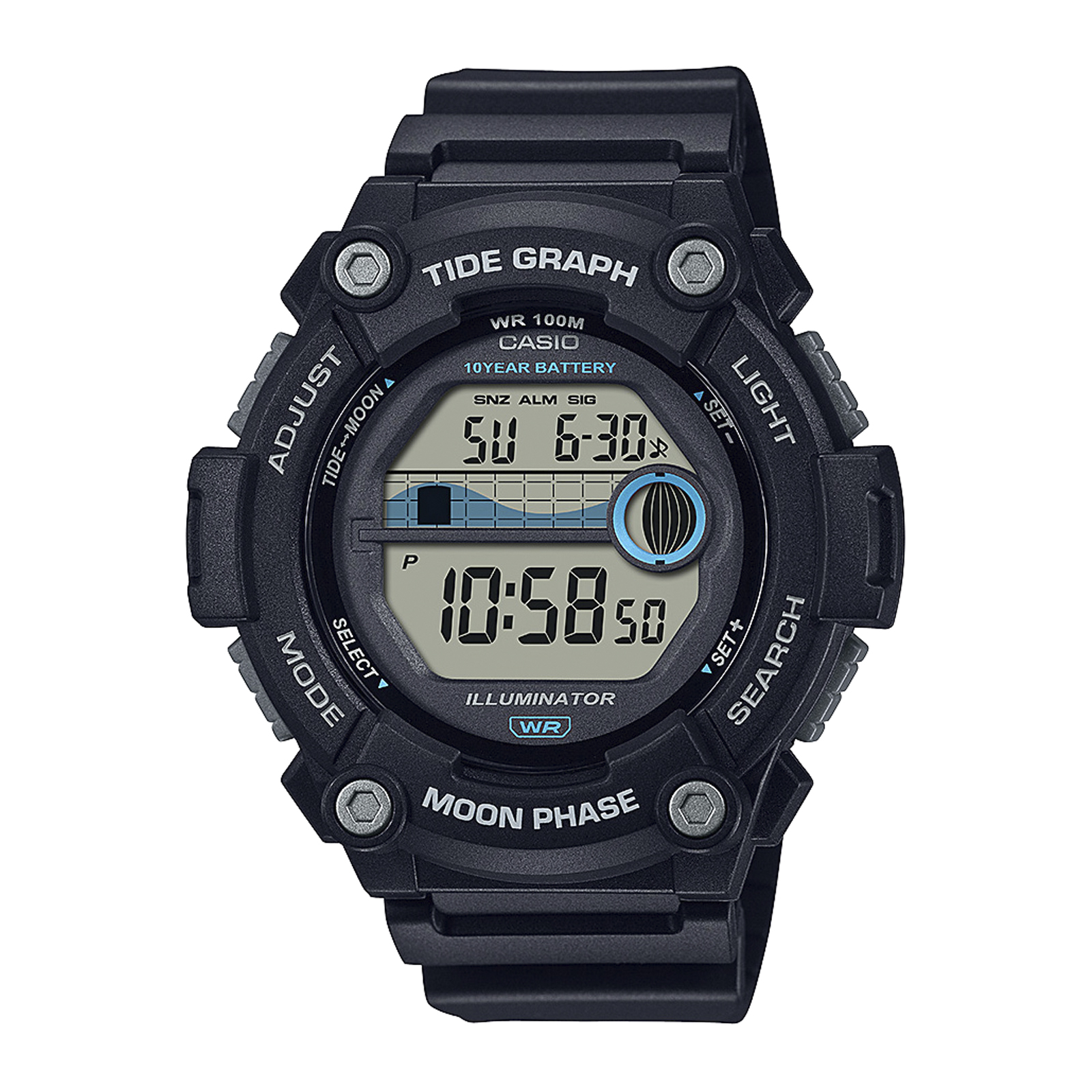 Reloj CASIO WS-1300H-1AVDF Resina Hombre Negro