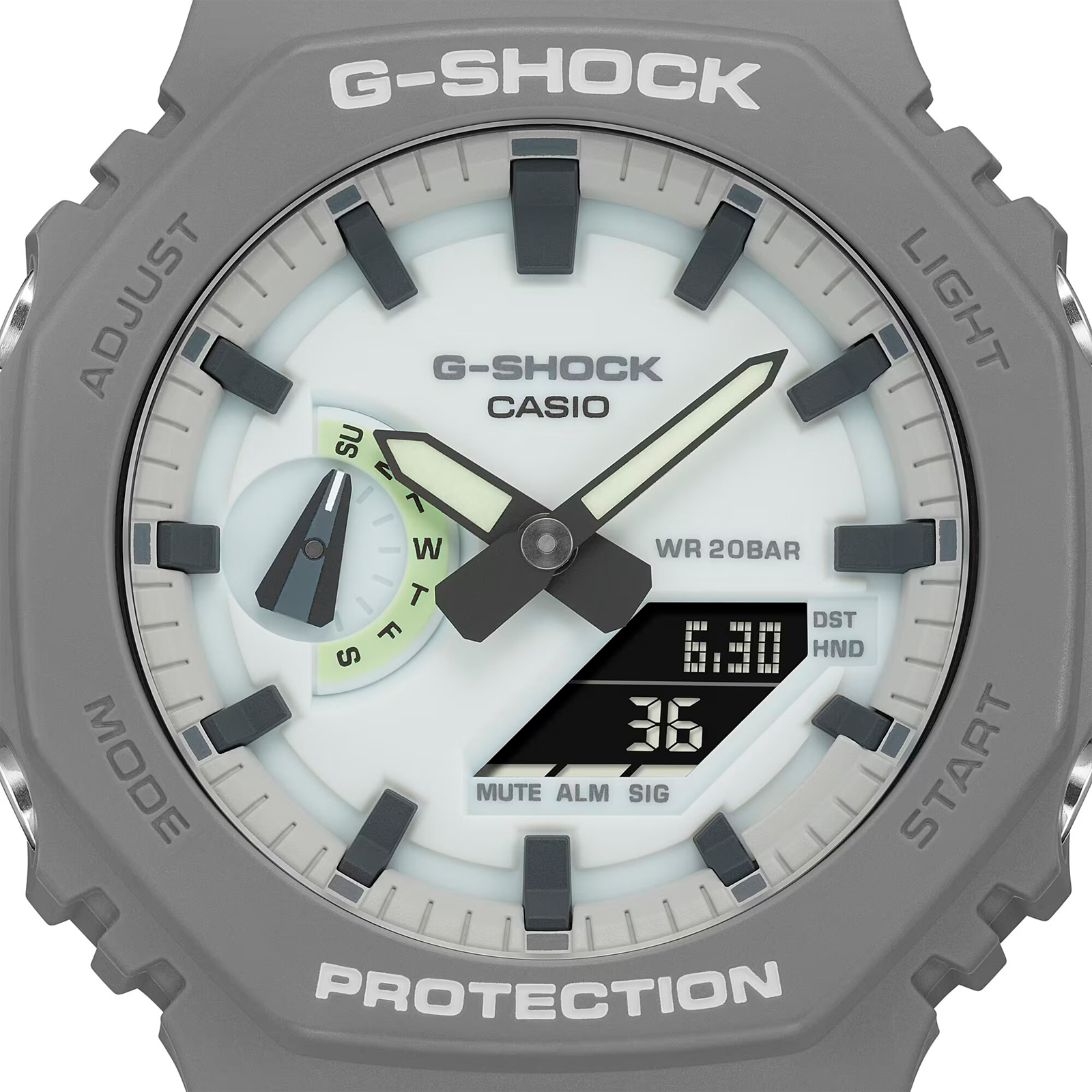 Reloj G-SHOCK GA-2100HD-8ADR Carbono/Acero Hombre Gris