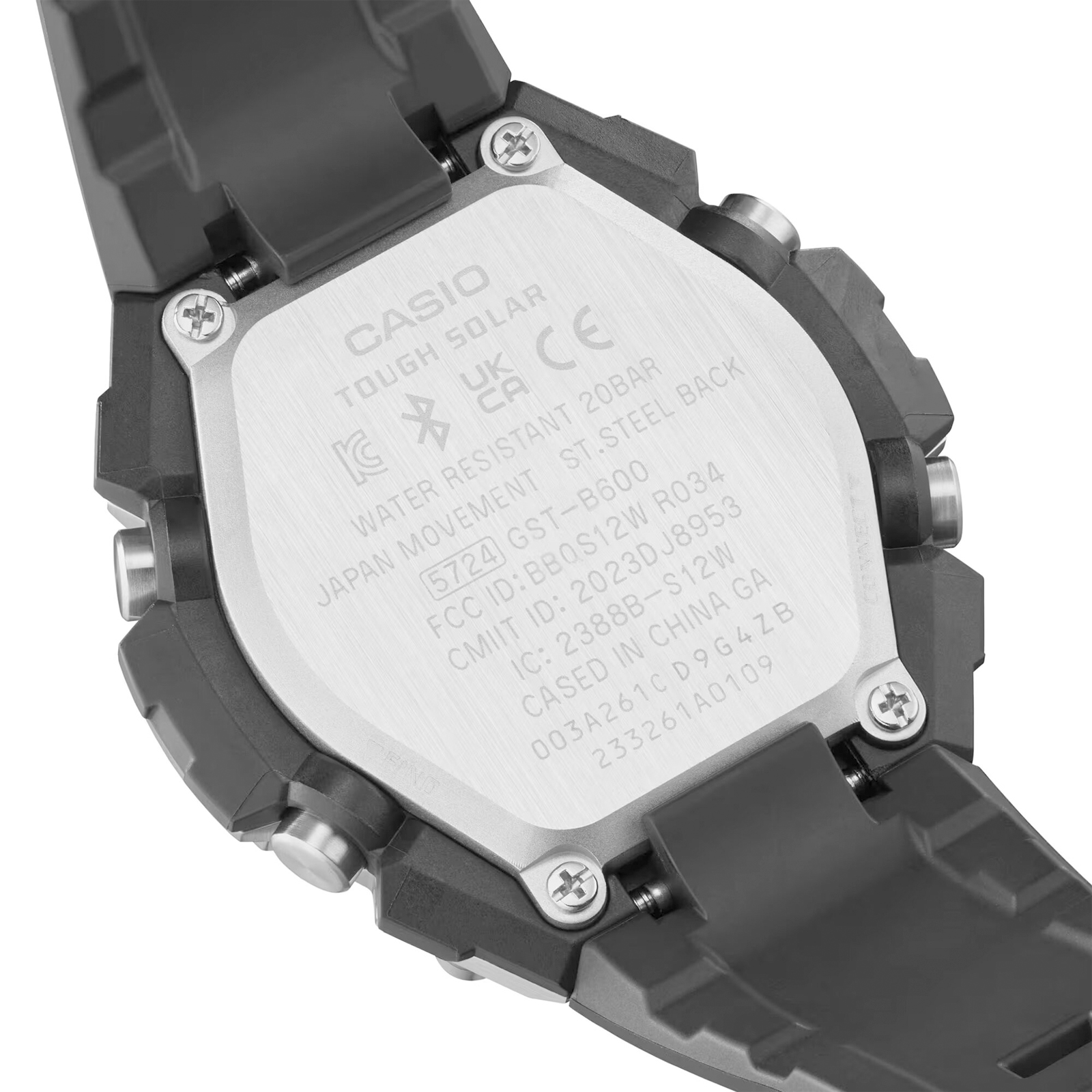 Reloj G-SHOCK GST-B600-1ADR Resina/Acero Hombre Plateado