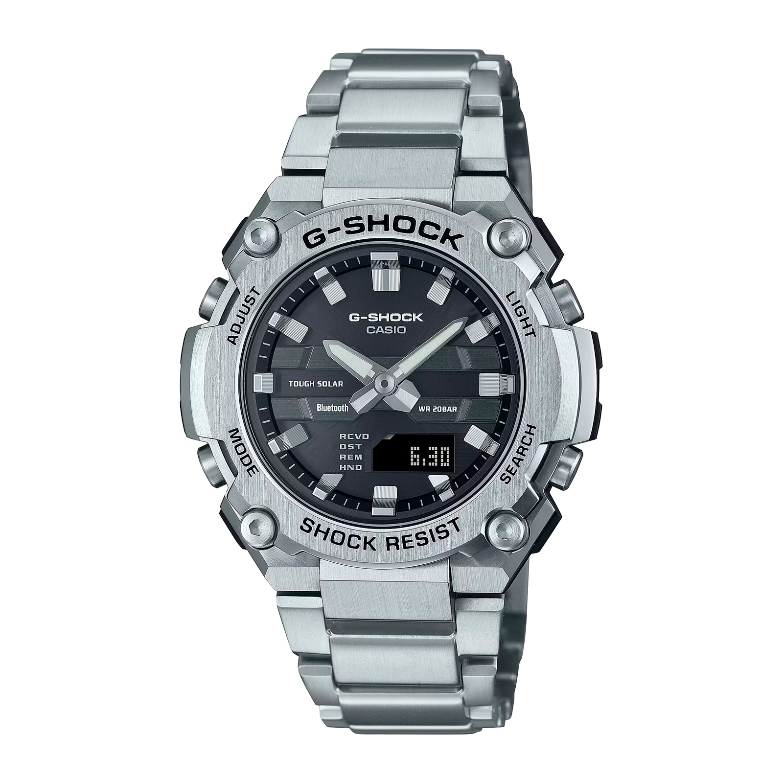 Reloj G-SHOCK GST-B600D-1ADR Resina/Acero Hombre Plateado