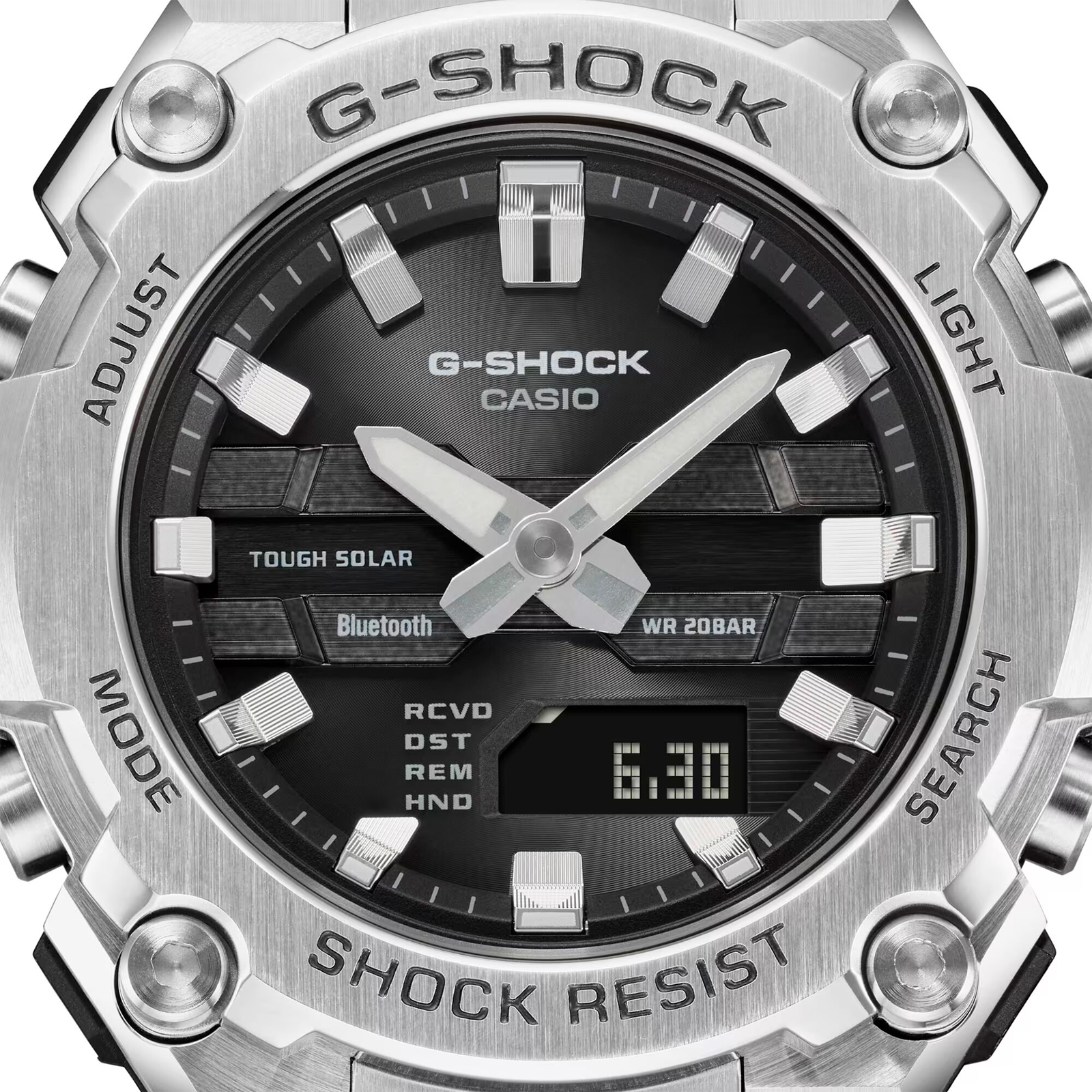 Reloj G-SHOCK GST-B600D-1ADR Resina/Acero Hombre Plateado