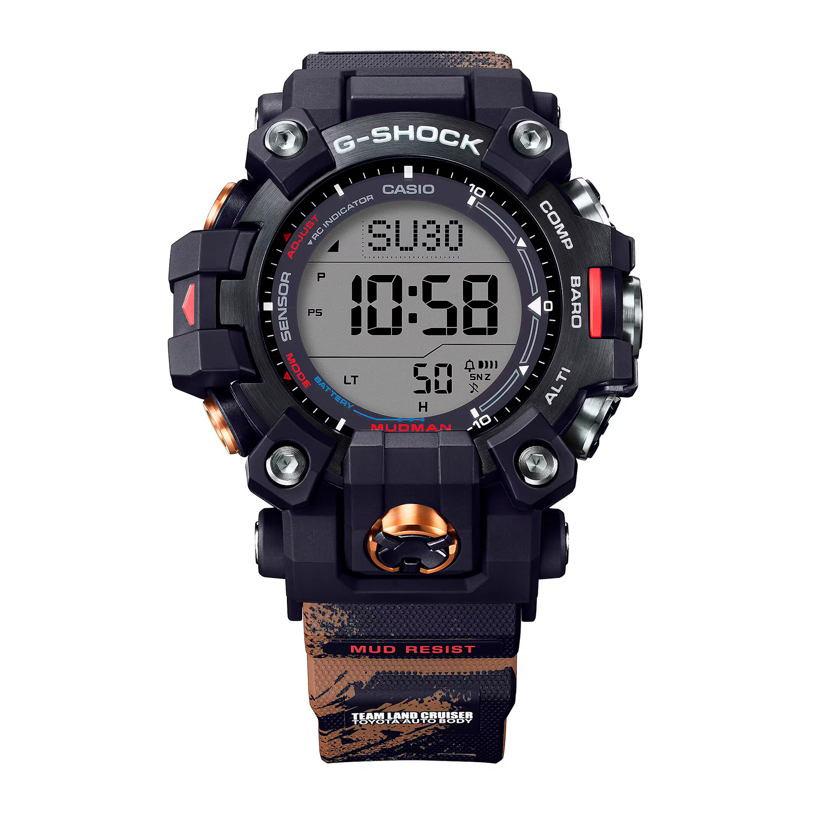 Reloj G-SHOCK GW-9500TLC-1DR Resina/Acero Hombre Negro