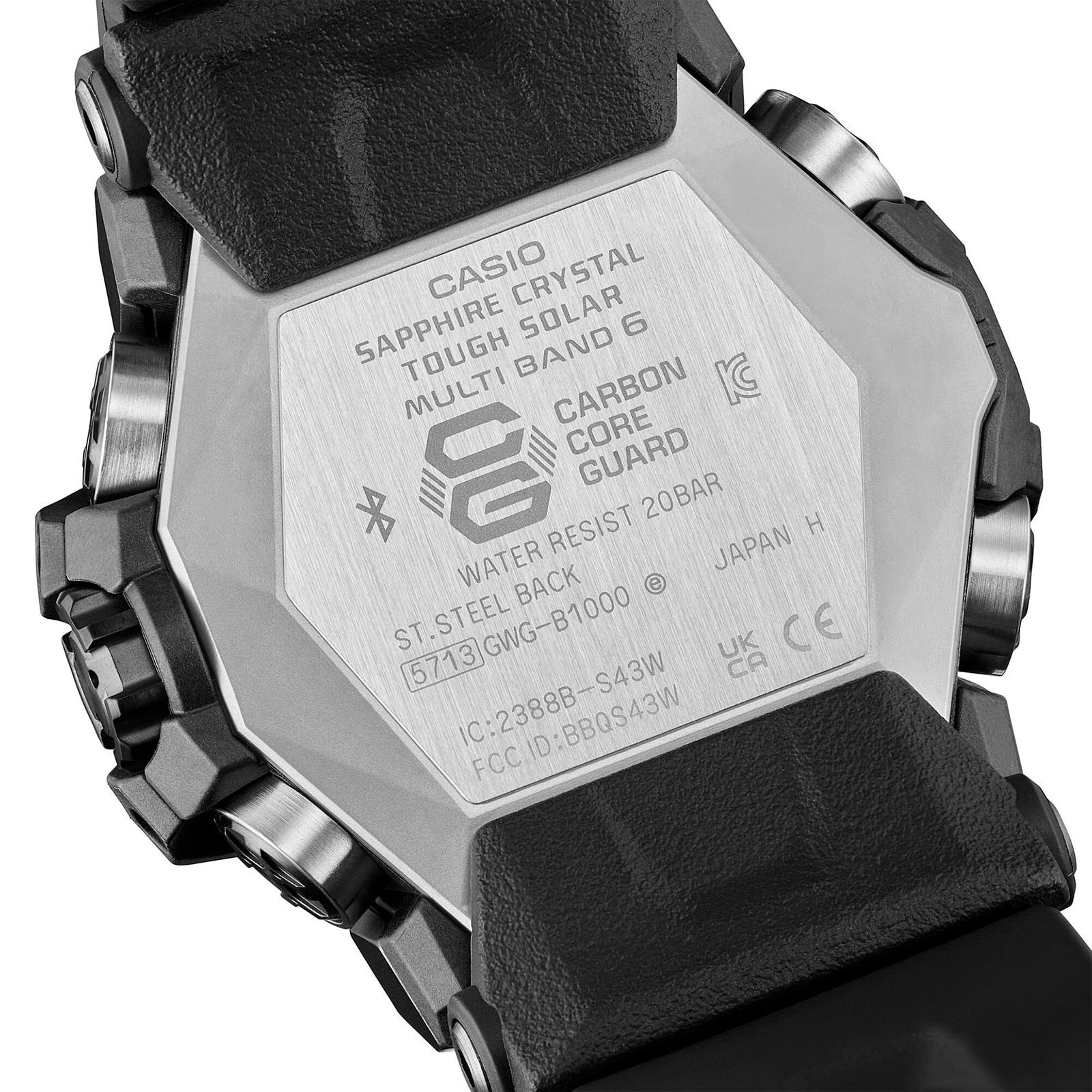 Reloj G-SHOCK GWG-B1000-1ADR Resina/Acero Hombre Negro