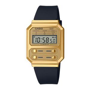 Reloj CASIO A100WEFG-9ADF Resina/Cromado Unisex Dorado