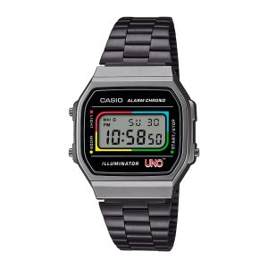 Reloj CASIO A168WEUC-1ADR Resina/Cromado Unisex Gris