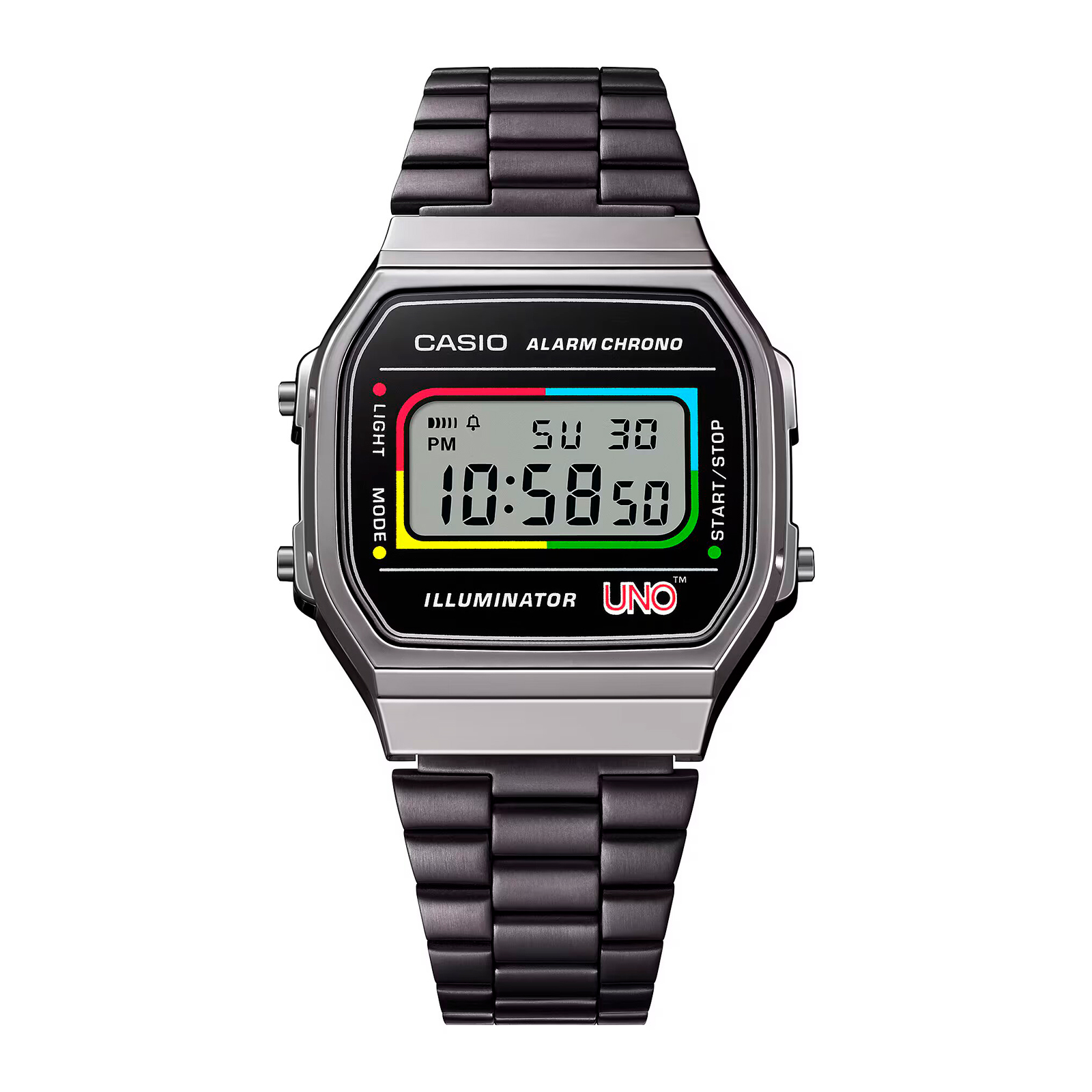 Reloj CASIO A168WEUC-1ADR Resina/Cromado Unisex Gris