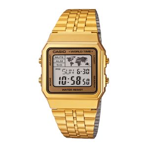 Reloj CASIO A500WGA-9DF Resina Unisex Dorado