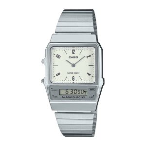 Reloj CASIO AQ-800E-7A2DF Resina/Cromado Juvenil Plateado