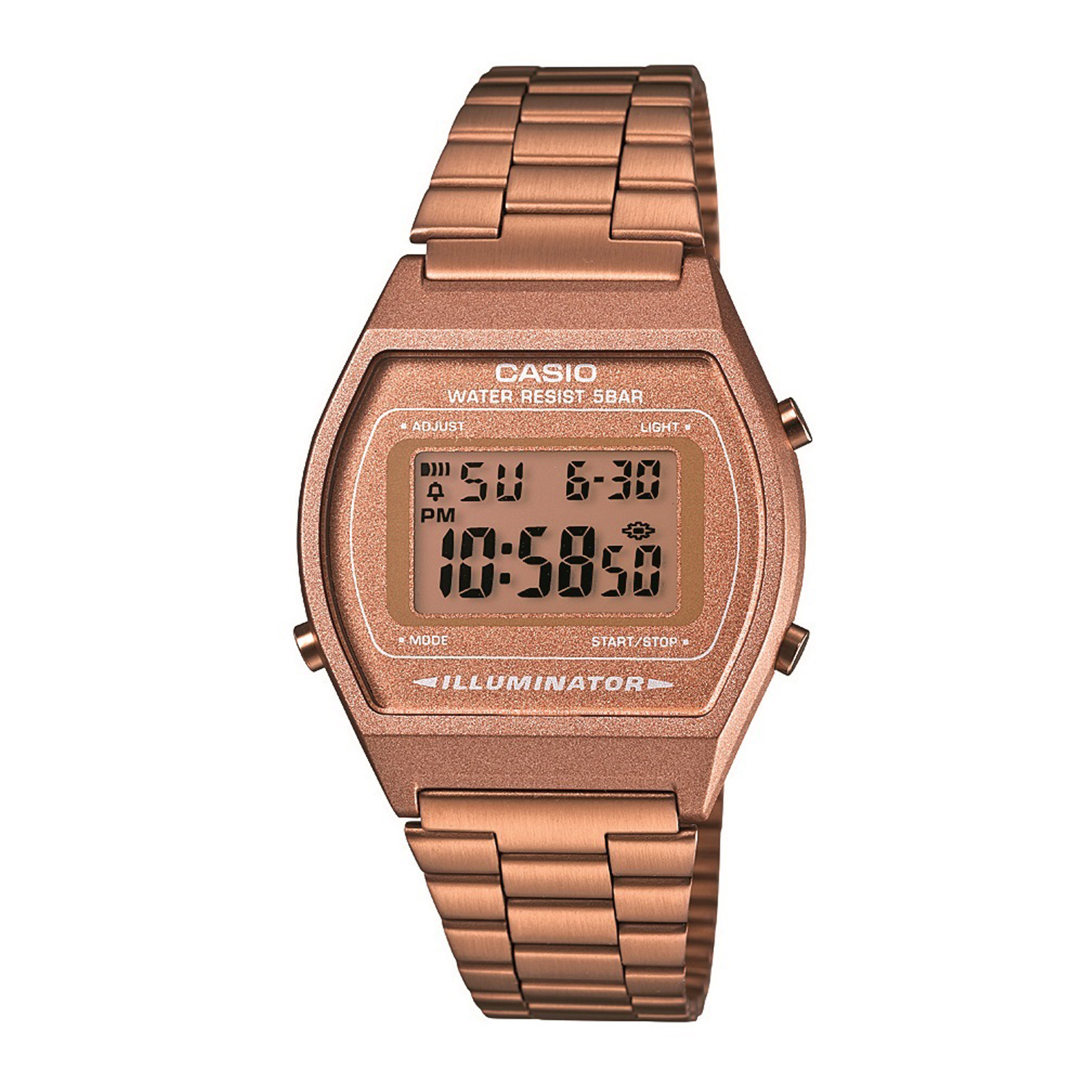 Reloj CASIO B640WC-5ADF Resina Unisex Oro Rosa