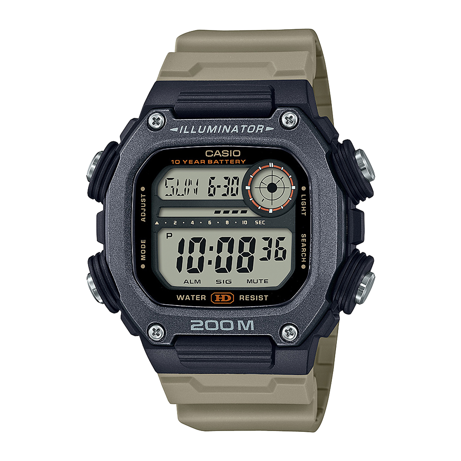 Reloj CASIO DW 291HX 5AVDF Resina Juvenil Negro Btime