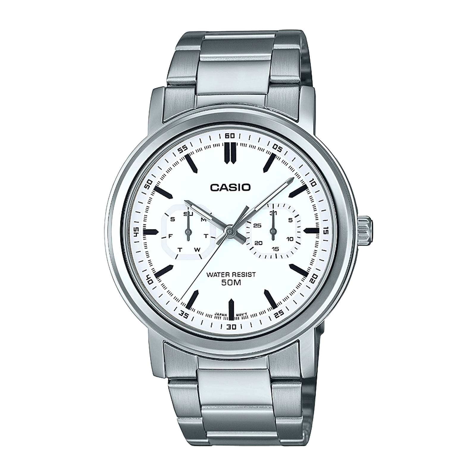 Reloj CASIO MTP-E335D-7EVDF Acero Hombre Plateado