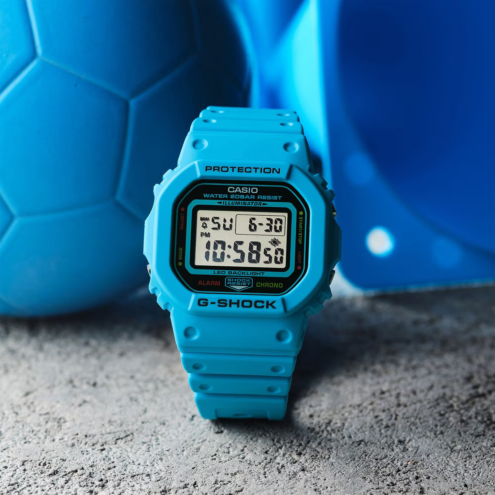 Reloj G-SHOCK DW-5600EP-2DR Resina Hombre Azul