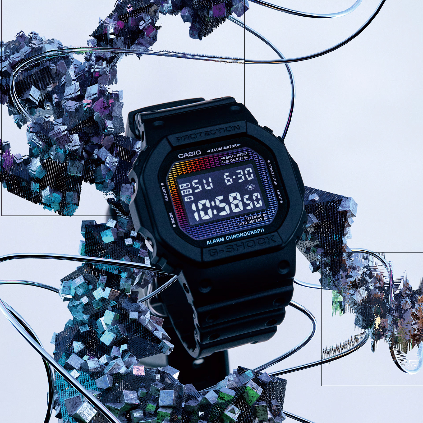 Reloj G-SHOCK DW-5600RW-1DR Resina Hombre Negro