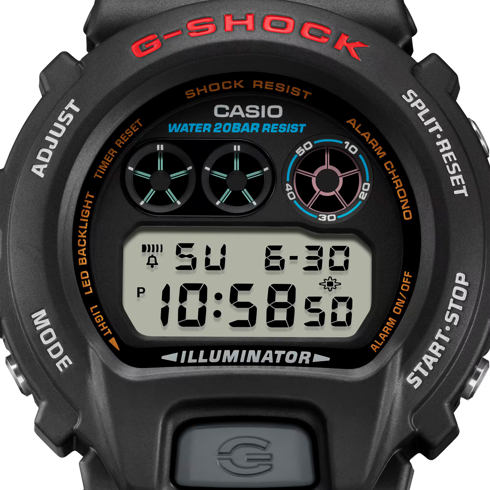 Reloj G-SHOCK DW-6900U-1DR Resina Hombre Negro