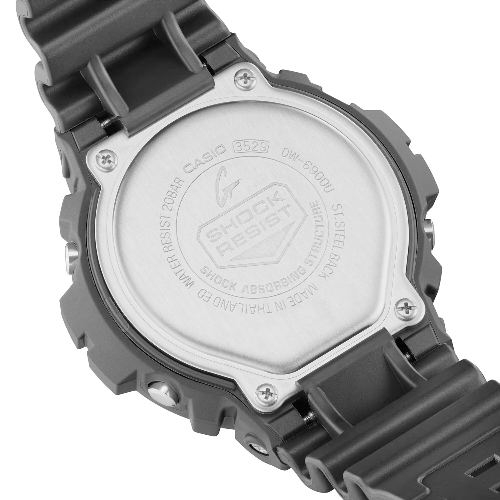 Reloj G-SHOCK DW-6900U-1DR Resina Hombre Negro