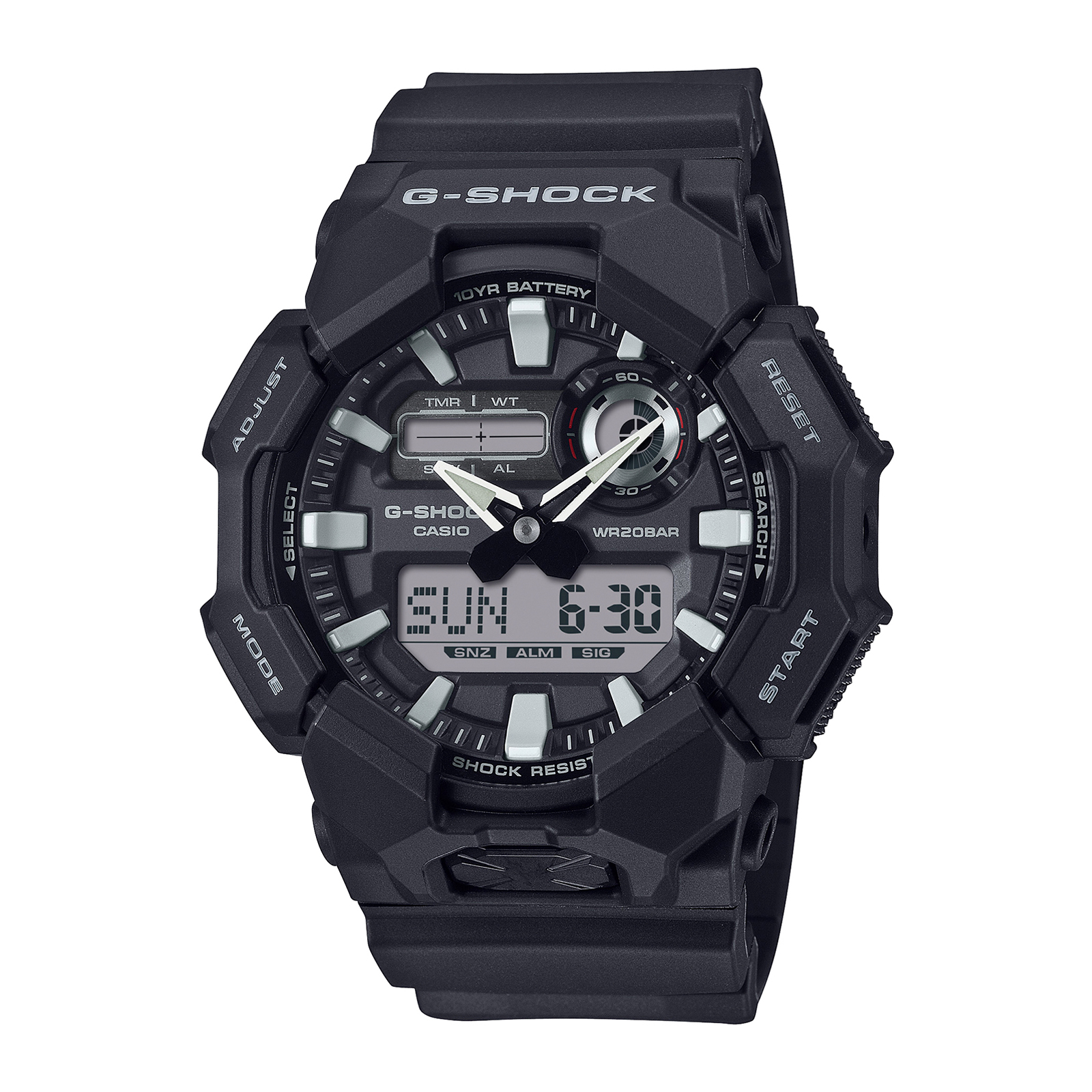 Reloj G-SHOCK GA-010-1ADR Carbono/Resina Hombre Negro