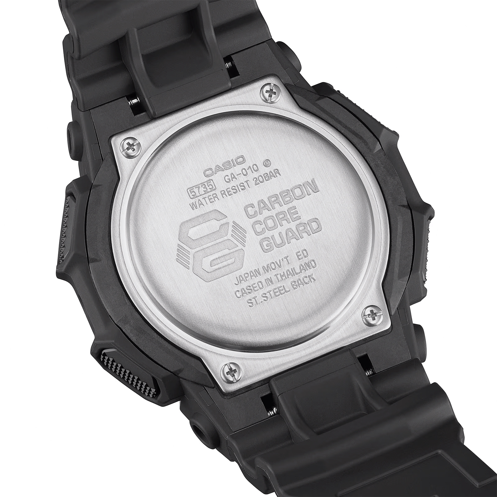 Reloj G-SHOCK GA-010-1ADR Carbono/Resina Hombre Negro