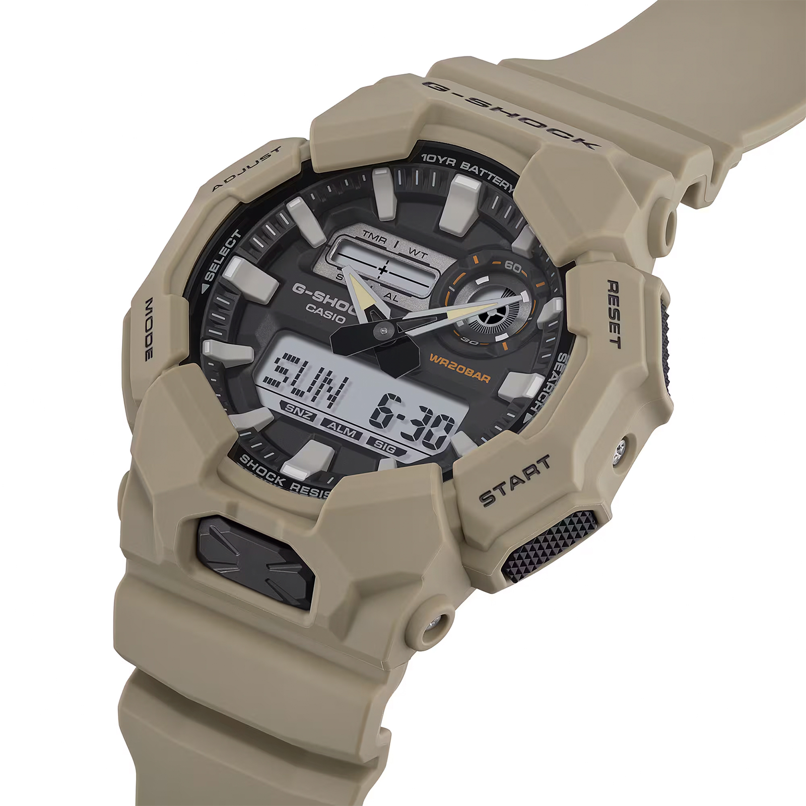 Reloj G-SHOCK GA-010-5ADR Carbono/Resina Hombre Marron