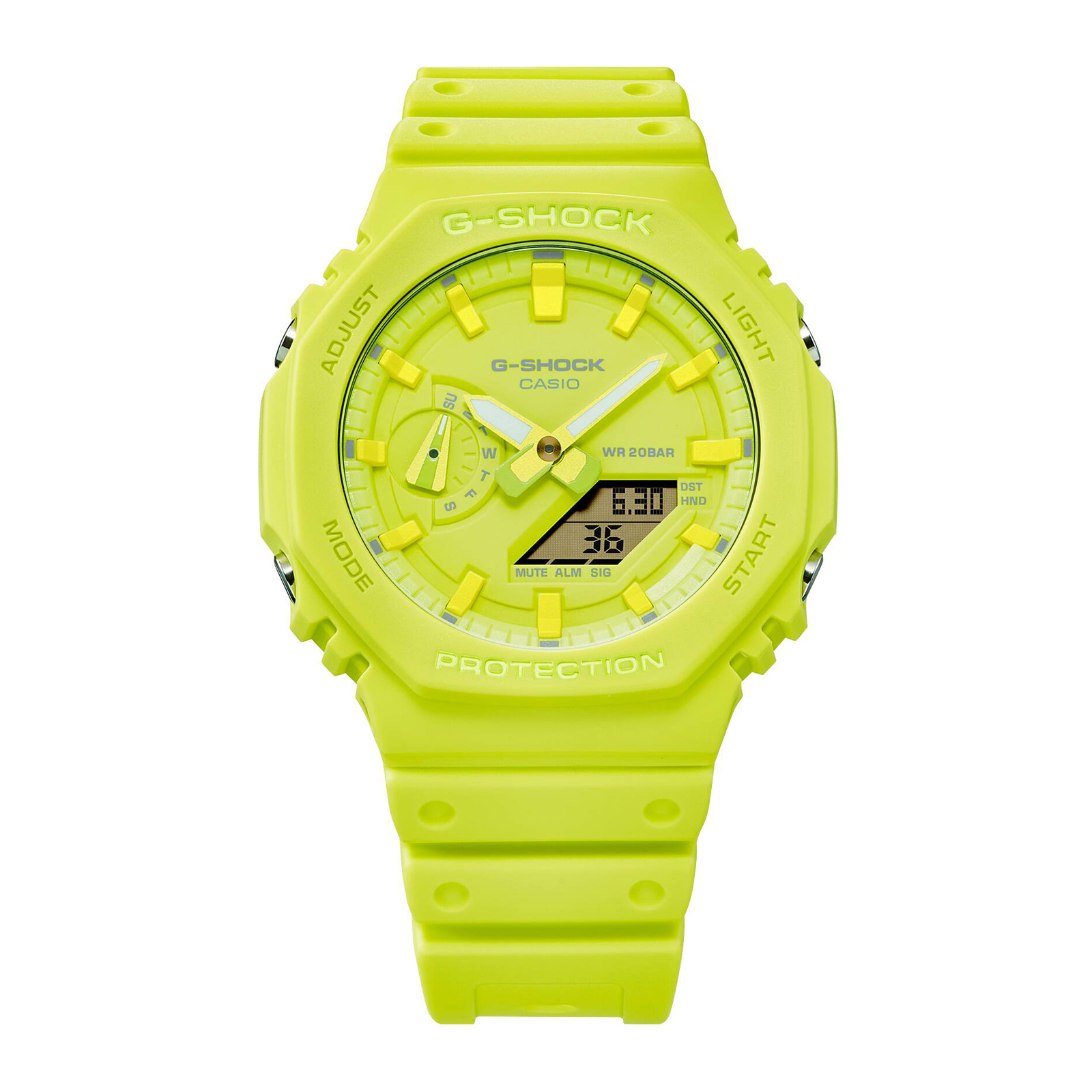 Reloj G-SHOCK GA-2100-9A9DR Carbono/Resina Hombre Amarillo