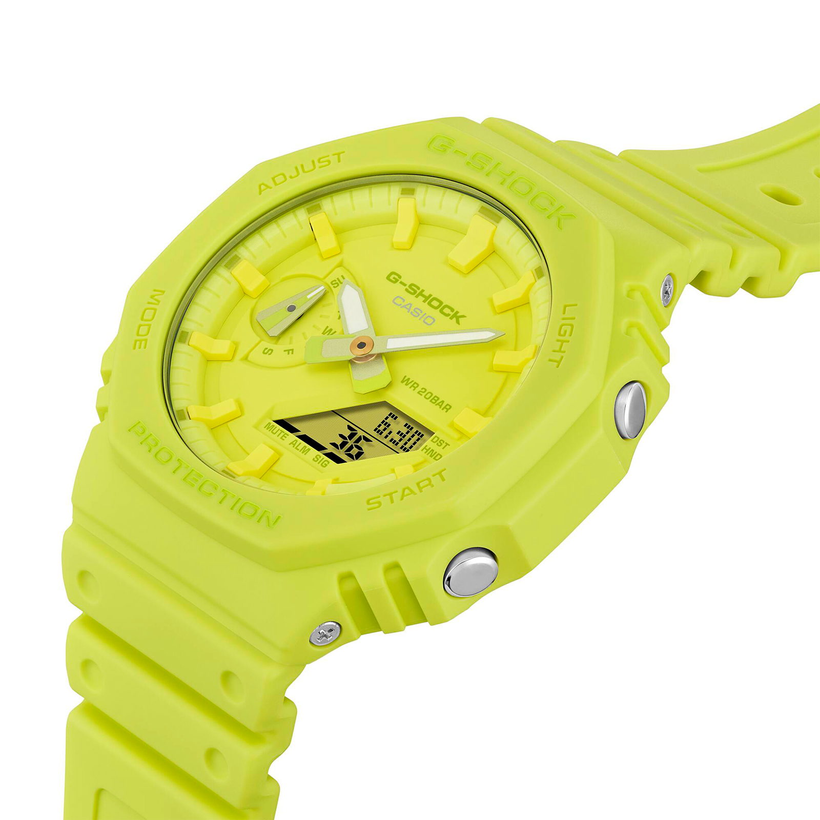 Reloj G-SHOCK GA-2100-9A9DR Carbono/Resina Hombre Amarillo