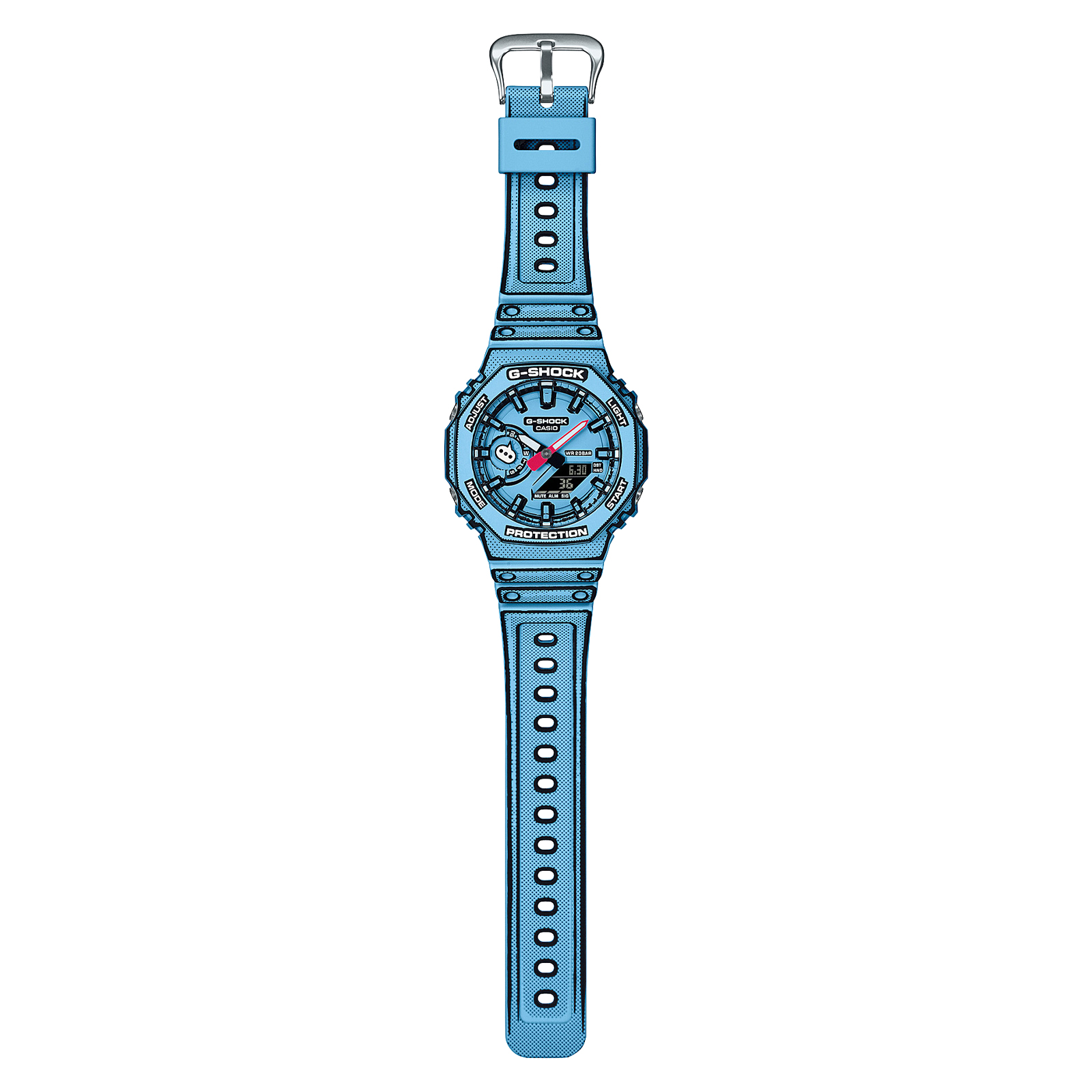 Reloj G-SHOCK GA-2100MNG-2ADR Resina Hombre Azul