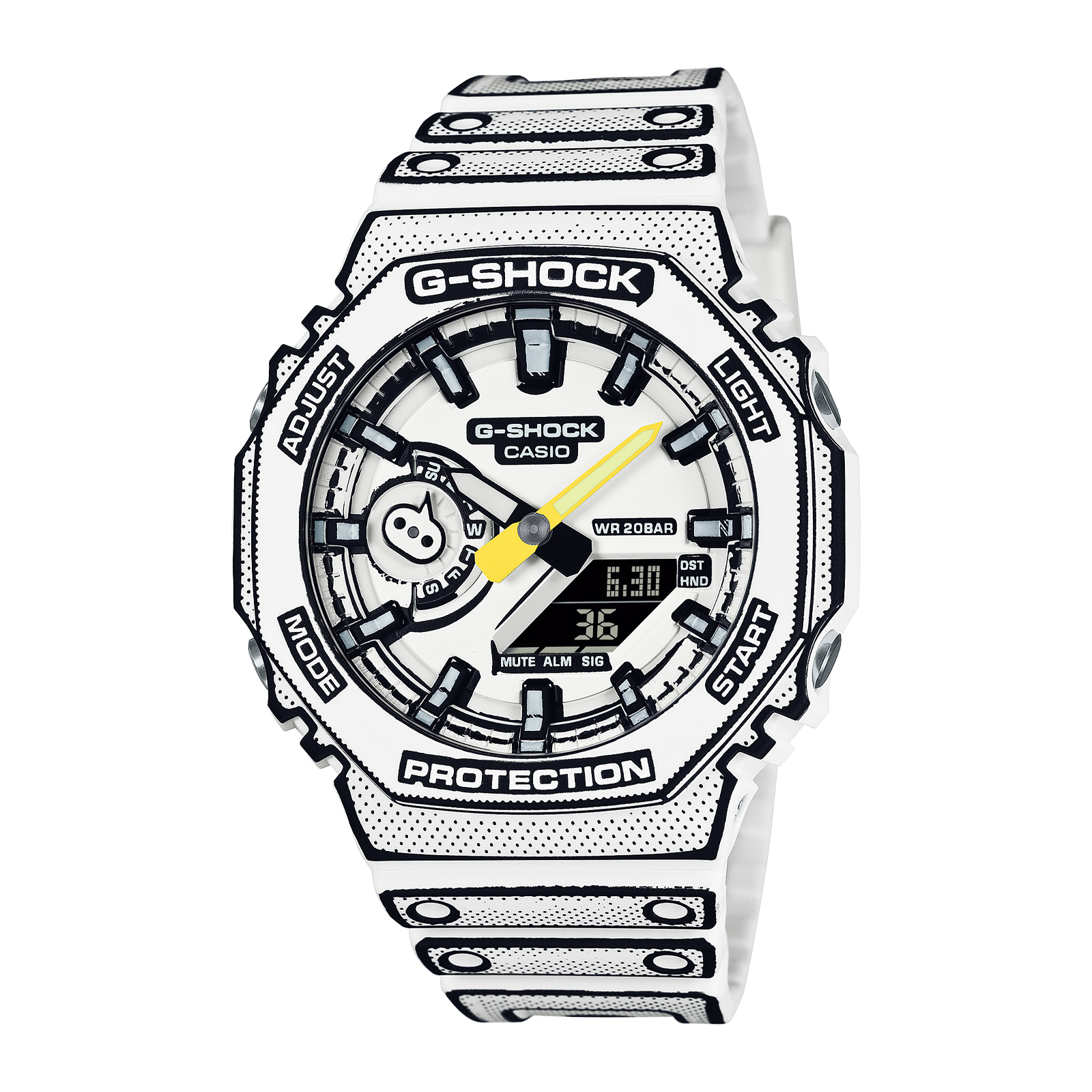 Reloj G-SHOCK GA-2100MNG-7ADR Resina Hombre Blanco