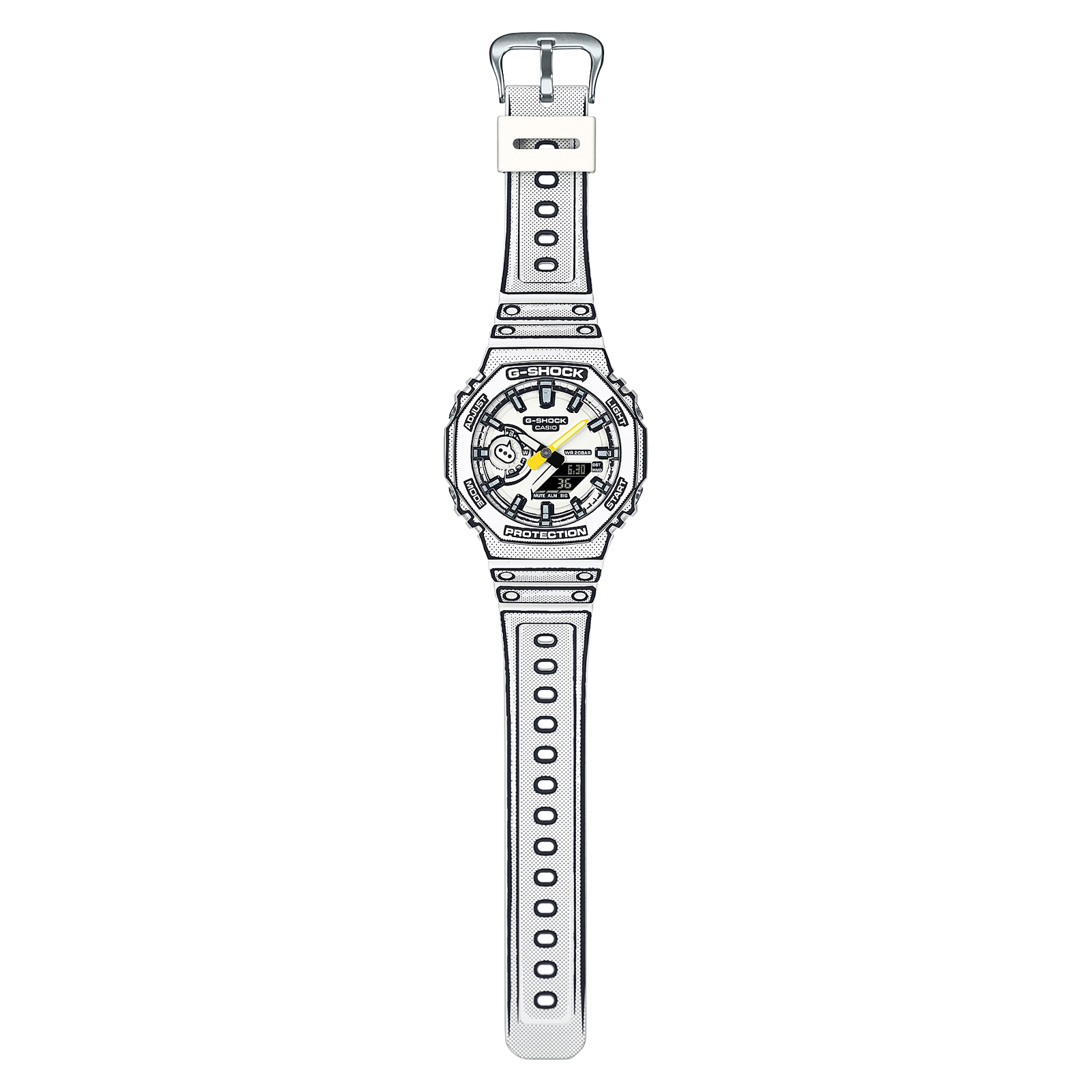 Reloj G-SHOCK GA-2100MNG-7ADR Resina Hombre Blanco