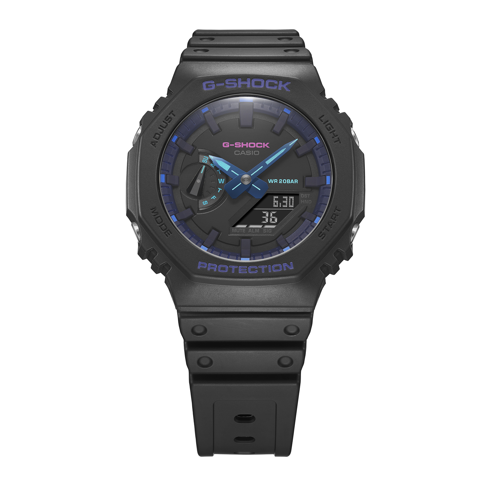 Reloj G-SHOCK GA-2100VB-1ADR Resina Hombre Negro