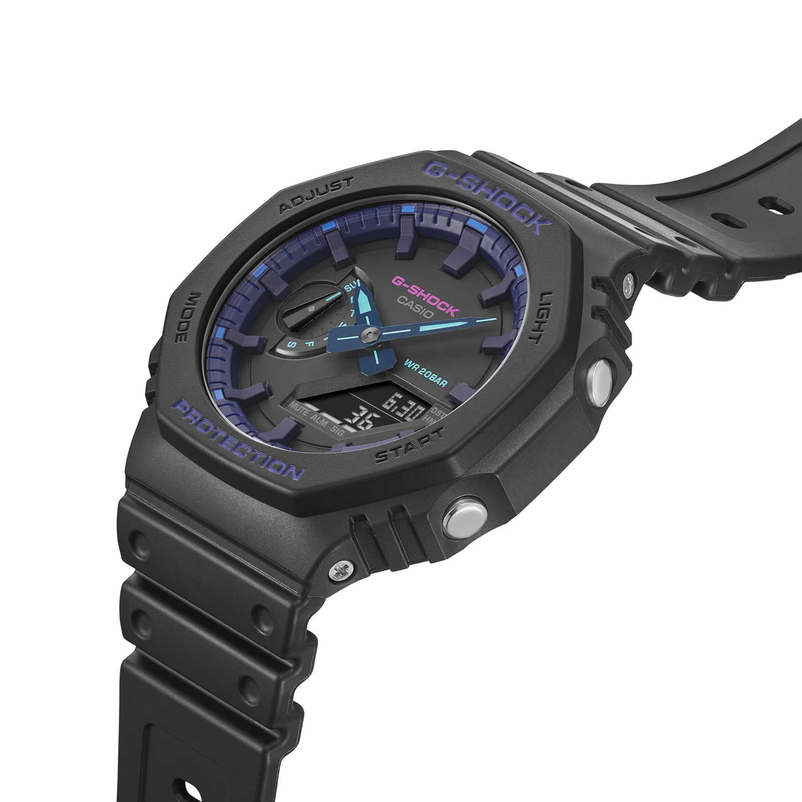 Reloj G-SHOCK GA-2100VB-1ADR Resina Hombre Negro