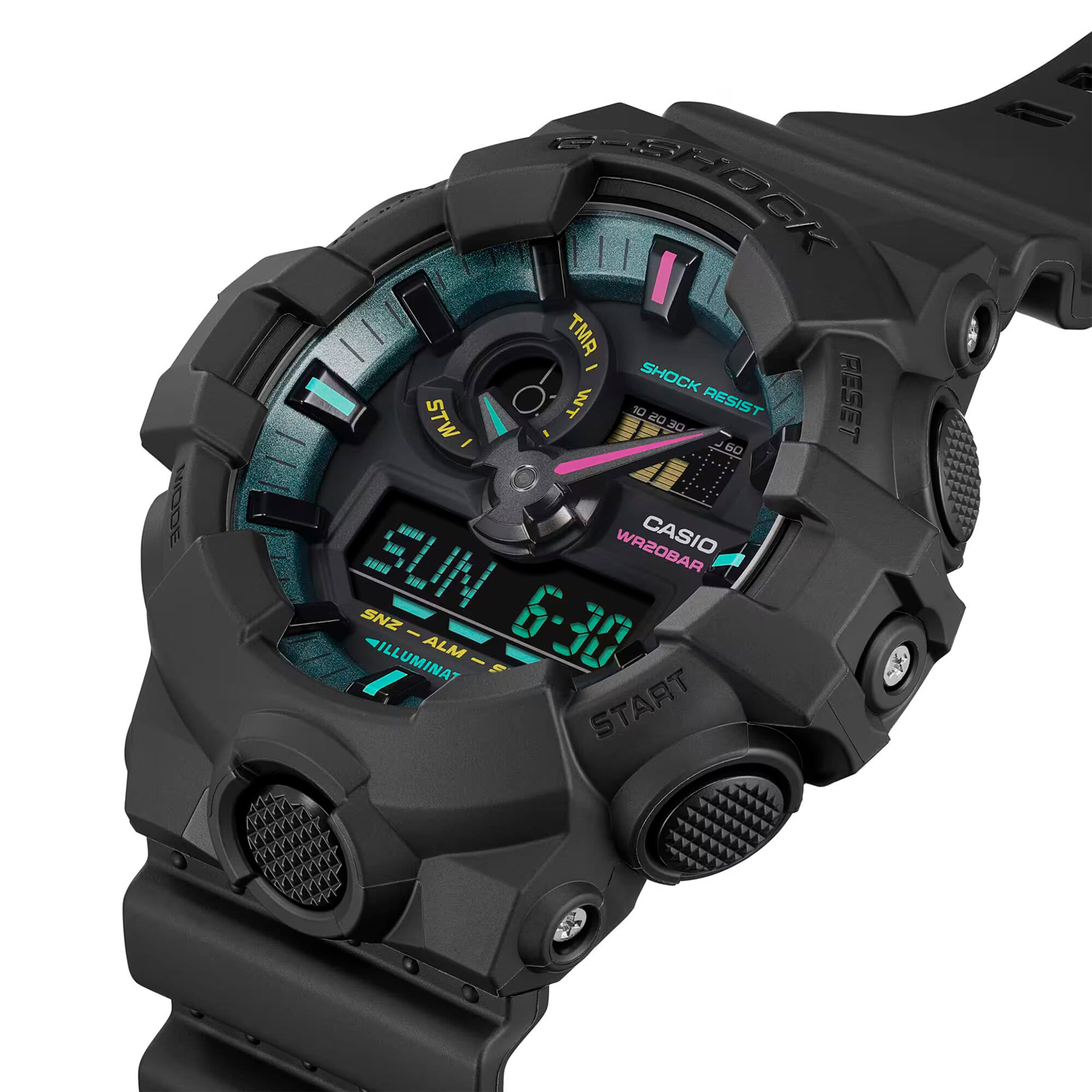 Reloj G-SHOCK GA-700MF-1ADR Resina Hombre Negro