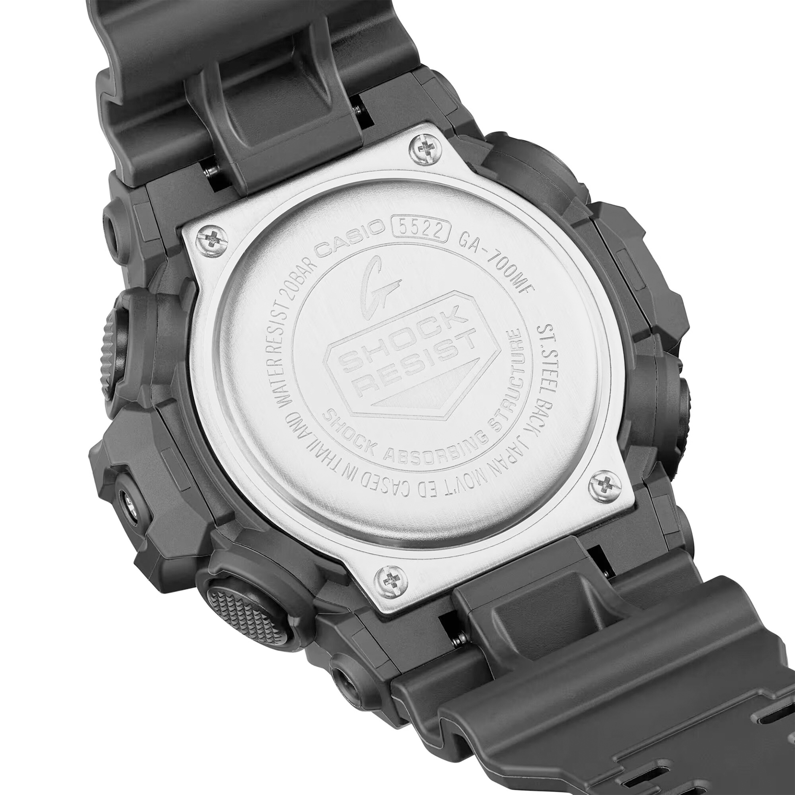 Reloj G-SHOCK GA-700MF-1ADR Resina Hombre Negro