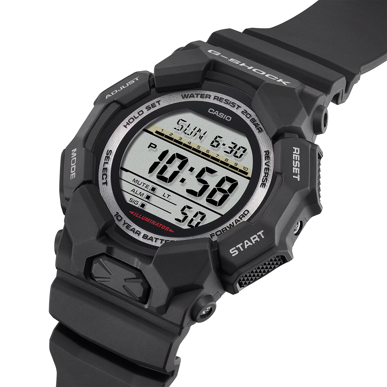 Reloj G-SHOCK GD-010-1DR Carbono/Resina Hombre Negro