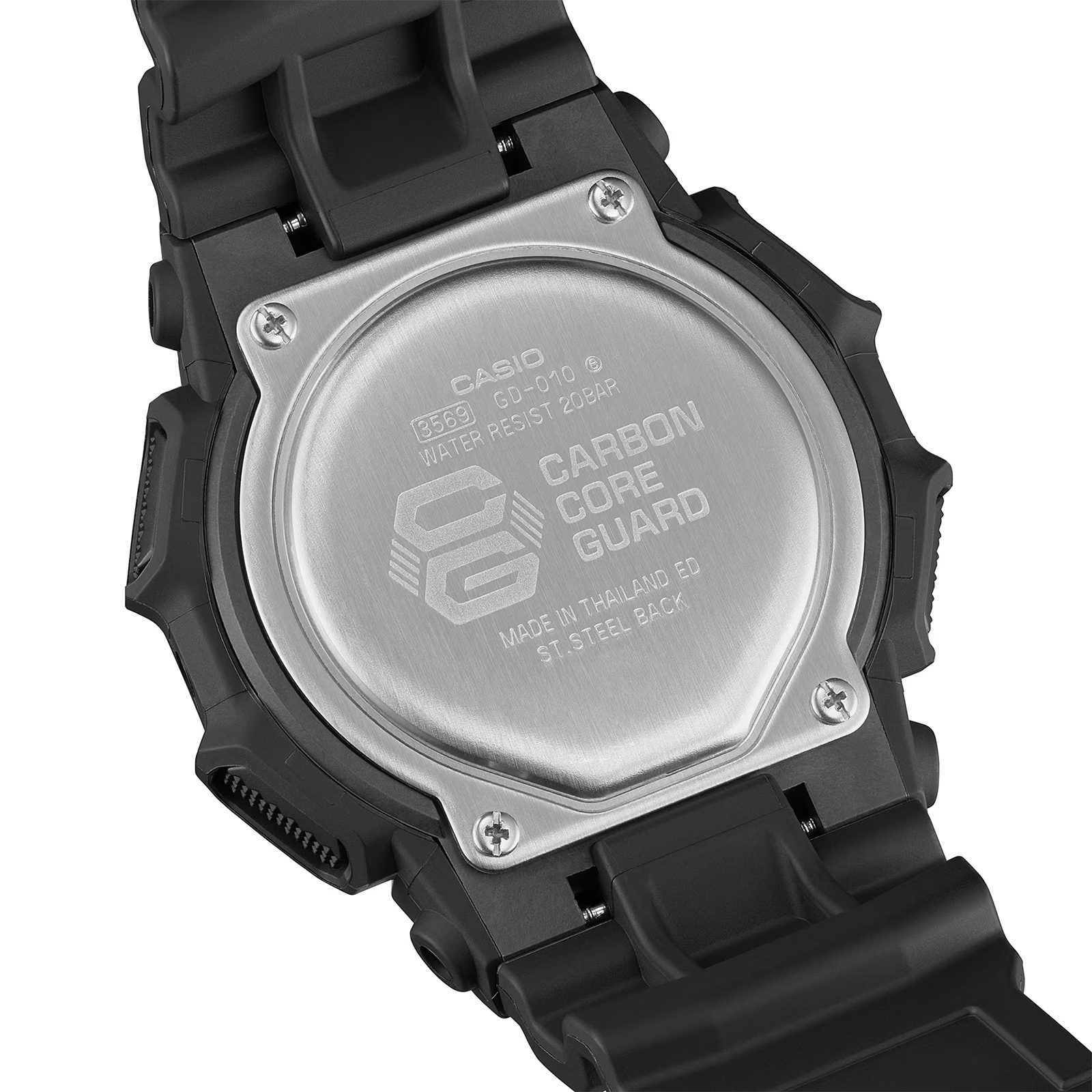 Reloj G-SHOCK GD-010-1DR Carbono/Resina Hombre Negro