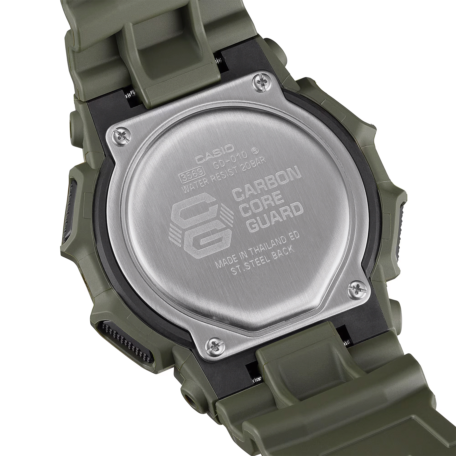 Reloj G-SHOCK GD-010-3DR Carbono/Resina Hombre Verde