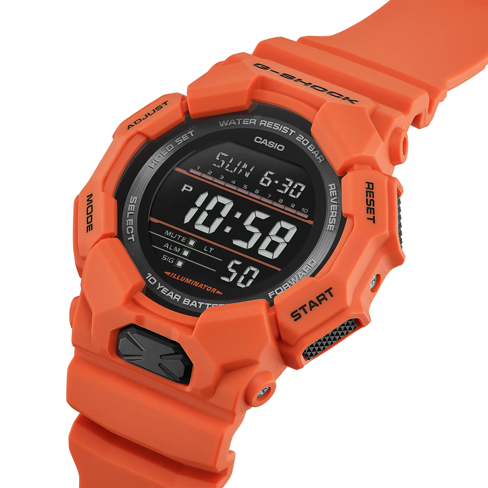 Reloj G-SHOCK GD-010-4DR Carbono/Resina Hombre Naranja