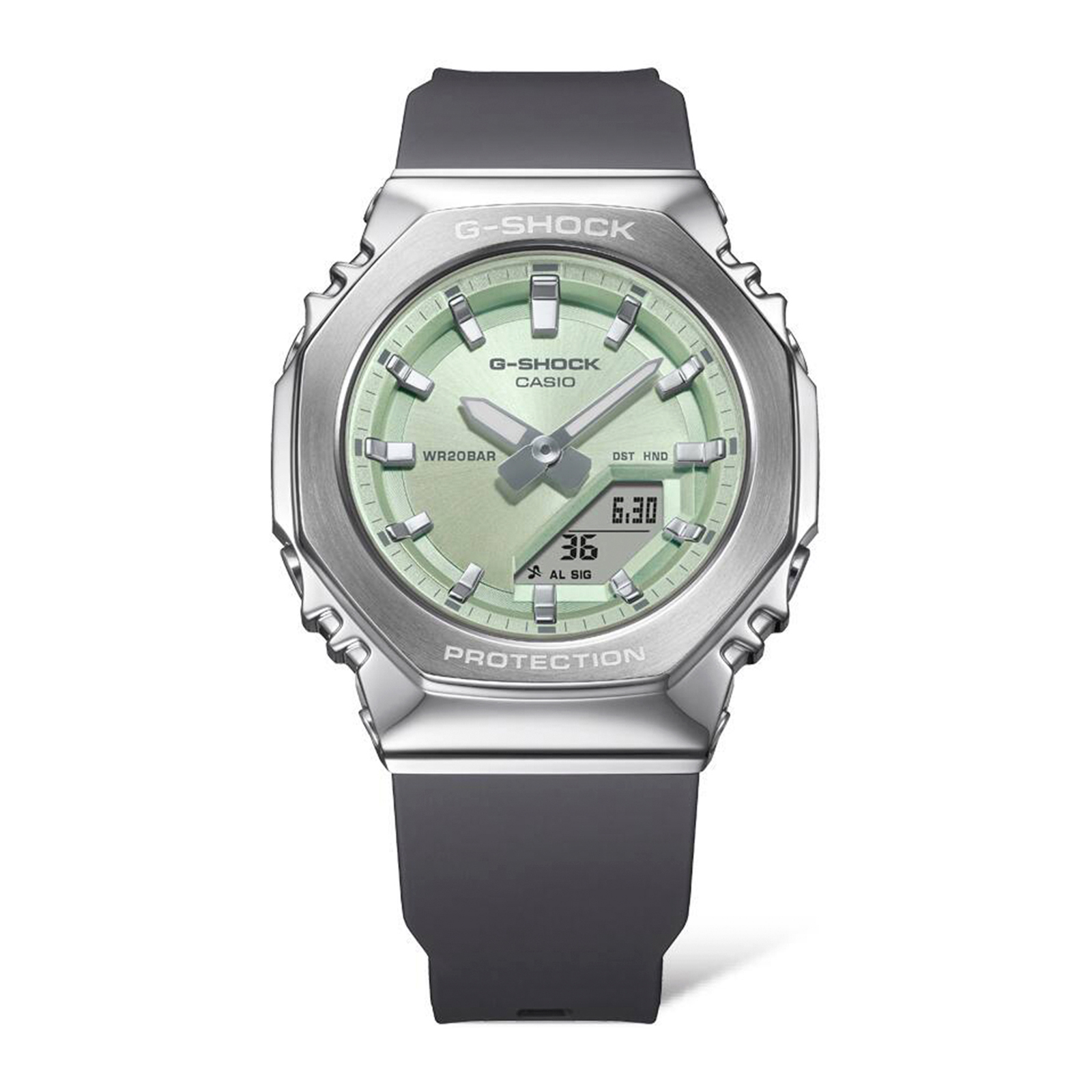 Reloj G-SHOCK GM-S2110-3ADR Resina/Acero Mujer Plateado